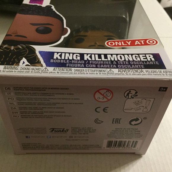 NEW Marvel What If Killmonger Funko Pop Figure #878 - Picture 3 of 8